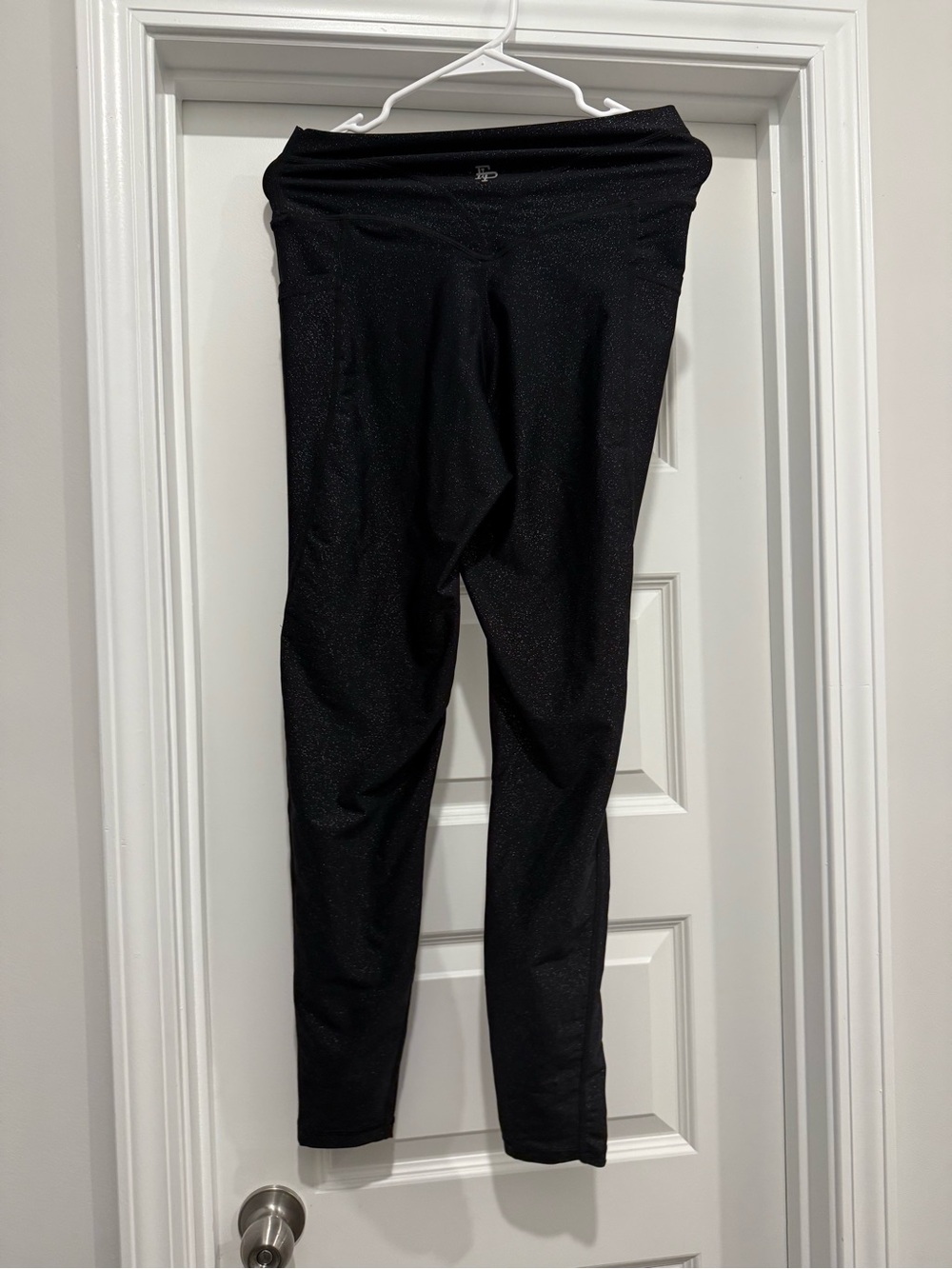 Free People Black Sparkle Leggings